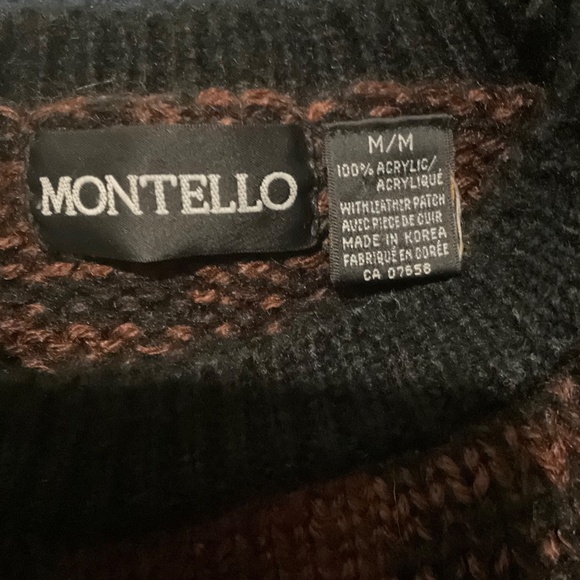 PULLOVER BY MONTELLO  SIZE MEDIUM - Picture 3 of 5